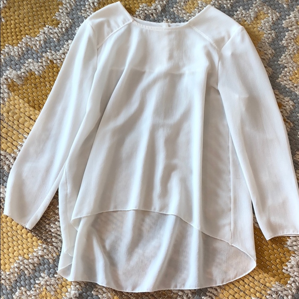 White blouse size small